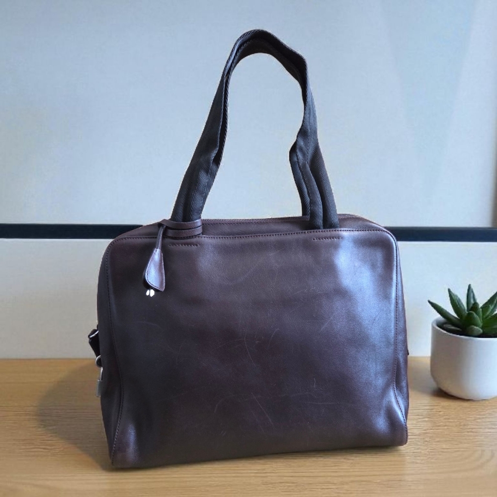 Prada Chocolate Brown Leather Bag